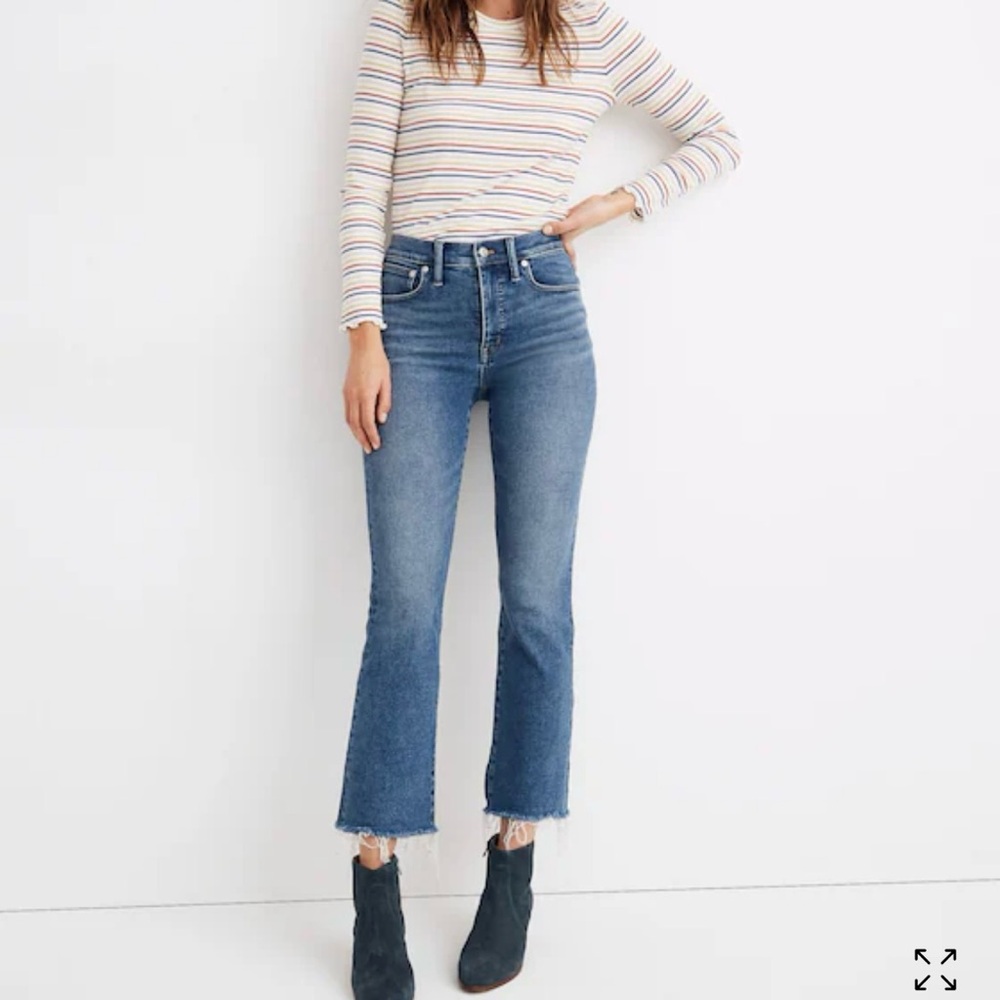 Madewell Cali Demi Boot Jeans Size 24 - Picture 10 of 11